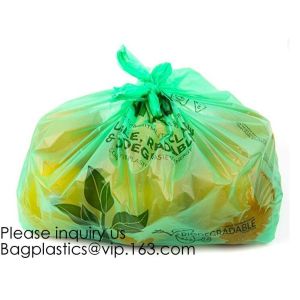 Biodegradable Reusable Plastic T-Shirt Bag Eco Friendly Compostable Grocery