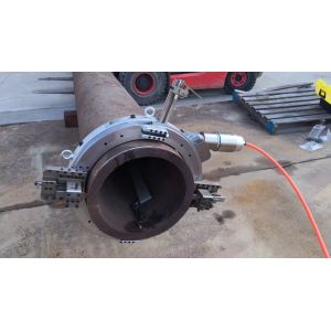 Buy cheap 12inch Pneumatic Pipe Cutting Beveling Machine, DN300 pipe cutter from wholesalers