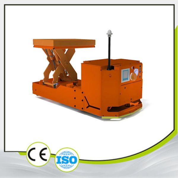 Custom AGV Automated Guided Vehicle Electric Rigid Chain Mechanism Lifting