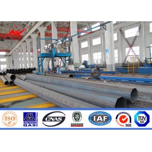 Buy cheap Hot Dip Galvanized Tubular Steel Structures For 69kv Electrical Transmission Line from wholesalers