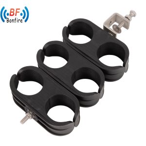 KXK-2201- Double Hole Double Cable Clamp for Stainless Steel Power Cable at Cell