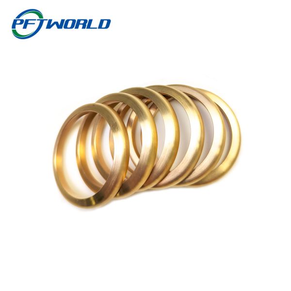 Quality CNC Brass Parts, Brass Precision Components, Custom Processed Brass Rings for sale
