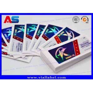 China Strong Adhesive 30ml  Glass Vials Peptide Pharmacy Bottle Labels Boxes on sale