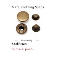 Buy cheap Anti Brass 4 - Parts DTM Metal Clothing Snaps product