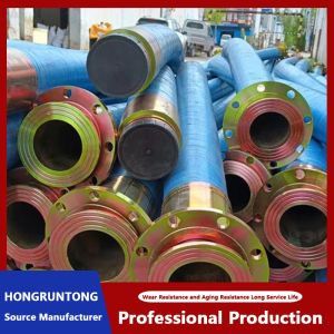 Rubber Slurry Hose Flexible Rubber Build Enhanced Particle Resistance Long