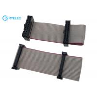 Buy cheap 2*10pin IDC To 20pin Idc2.54 Pitch Female Flat Flex Ribbon Cable With Machine Strain Relief product