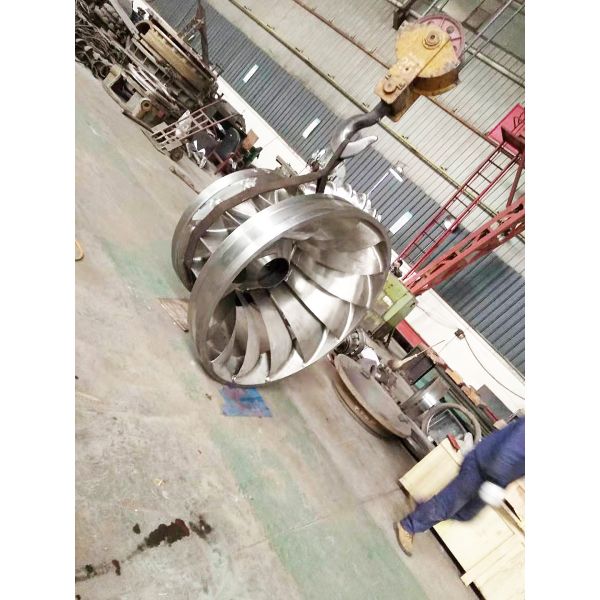 Efficiency Steel Stainless Steel Runner Francis High Head Water Turbine Wildly Use