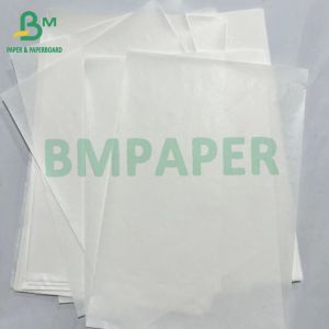 Recyclable 40gsm G1S Food Grade Bleached White MG Kraft Paper