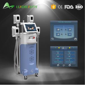 Buy cheap 4 handles Vertical 2000W Cryolipolysis cold body sculpting machine from wholesalers
