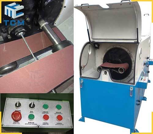 Buy cheap 35kw Rod Surface Wire Polishing Machine Automated Grinding Machine from wholesalers