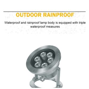 Buy cheap 2700K 6 Watt Underwater LED Lights 120 Degree Beam Angle from wholesalers