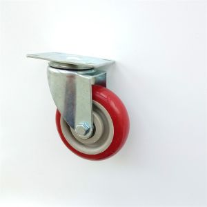 Buy cheap PU Polyurethane 100mm Heavy Duty Castor Wheels 4" OEM from wholesalers