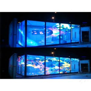 Buy cheap Car Rear Window 4500nits P3.9mm Transparent Led Screen FCC from wholesalers