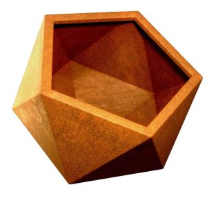 72" modern outdoor tree planters corten steel knocked down pot customized giant