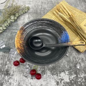 Buy cheap 8 Inch Melamine Soup Spoon Restaurant Tableware Galaxy Pattern from wholesalers