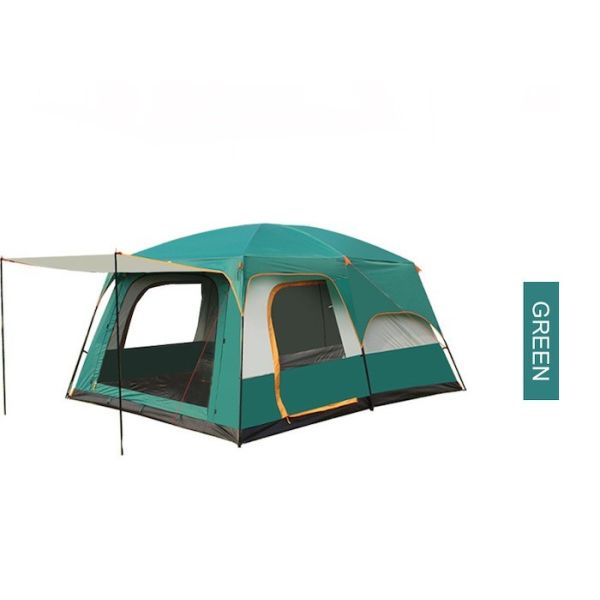 Quality Waterproof Automatic Family Camping Tent 190T Polyester PU3000MM Green for sale
