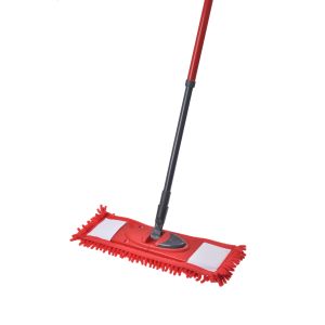 Buy cheap Washable Chenille Scrub Pads Commercial Microfiber Mop SS Telescopic Handle from wholesalers