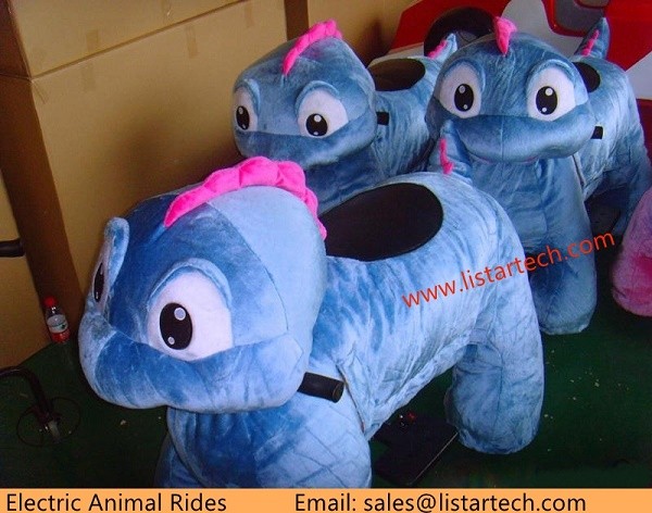 Quality Animales Montables Electricos Bike Animations Plush Motorized Stuffed Animals for sale