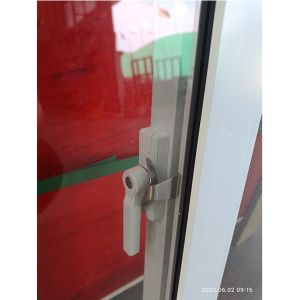 58mm Single Sliding Window Single Glass Tempered Glazed White UPVC