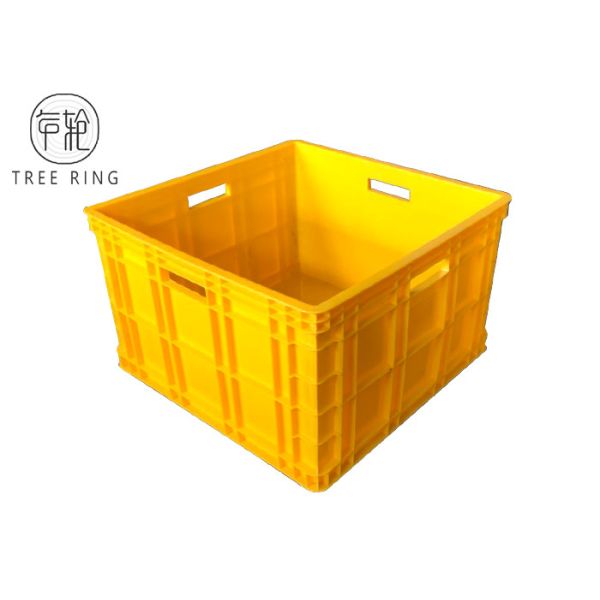 Quality Solid Compact Cube Euro Stacking Containers 50ltr Polypropylene Material for sale