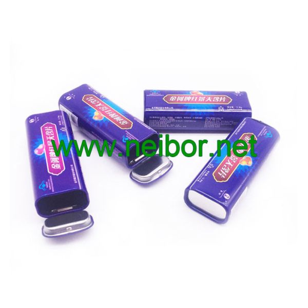 Buy cheap custom printing hinged lid tall mint tin box candy box from wholesalers