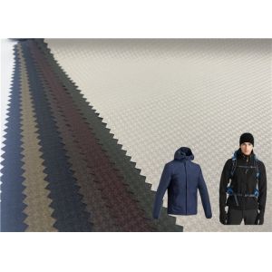 Buy cheap Houndstooth Pattern Polyester Dobby Pongee Fabric With TPU Back from wholesalers