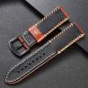 Buy cheap Vintage Genuine Leather Watchbands 22mm Bracelet Band watches Accessories parts for Samsung Gear sport s2 S3 galaxy Huaw from wholesalers