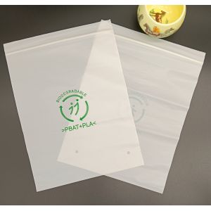 Buy cheap Eco-Friendly PBAT+PLA Biodegradable Resealable Zipper Bag Compostable Strong Seal Storage For Small Item from wholesalers