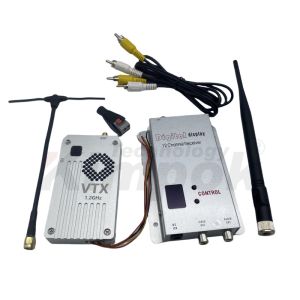Buy cheap 1.2G 5W Wireless Video Transmitter and Receiver 1.2Ghz VTX VRX 1080-1360M FPV Video Long Range Transmission from wholesalers