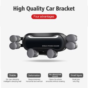 Buy cheap Auto Lock Gravity Car Phone Holder ABS 360 Degree Rotation from wholesalers