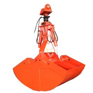 Buy cheap PC210 PC220 PC240 Rotating Hydraulic Clamshell Grab With Grapple Bucket from wholesalers