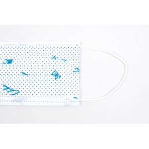 Printed Tri Layer Disposable Protective Face Mask