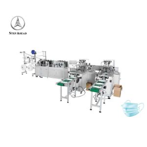 Buy cheap High Capacity PLC Control 3 Layer Face Mask Machine from wholesalers