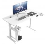 Buy cheap Custom Mechanical Electric Wooden White Sit Standing Desk Office Furniture for Lifting Desk from wholesalers