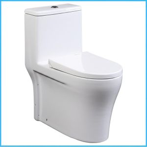 Buy cheap New Design Modern One Piece Ceramic Toilet Single Hole Vortex Flushing Water Saving Flush Technology P-Trap Single Piece Toilet from wholesalers