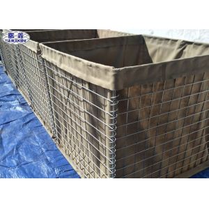 Buy cheap Geotextile Lined Military Sand Wall, Secuirty Sand Hesco Bastion Wall product