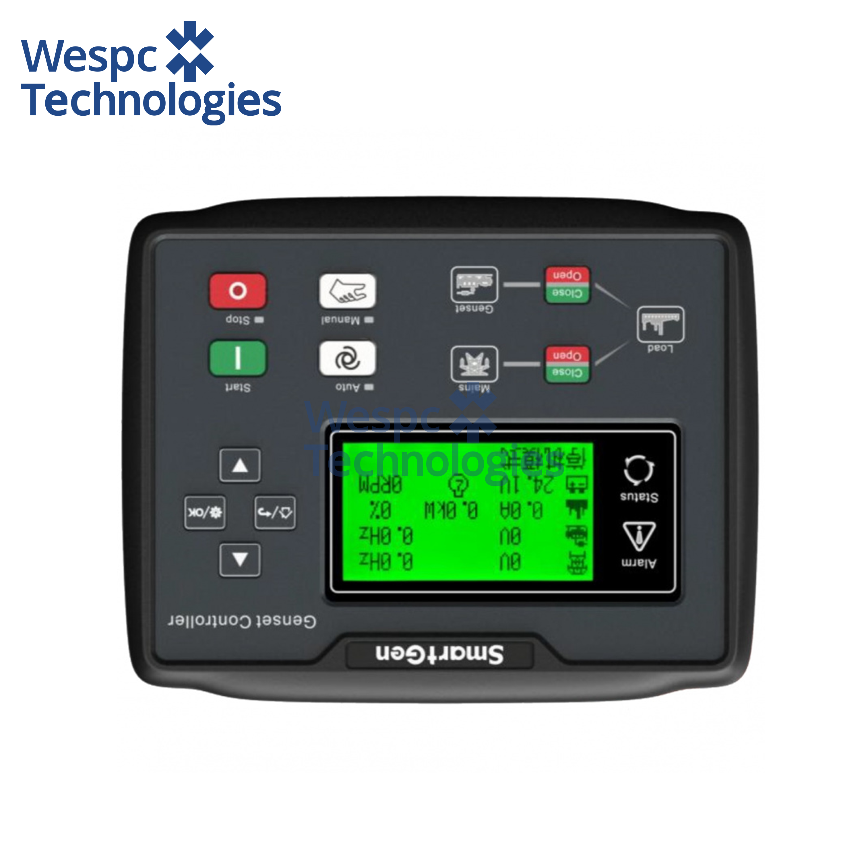 WESPC Original Smartgen HGM6120CAN Diesel Genset AMF Control Module