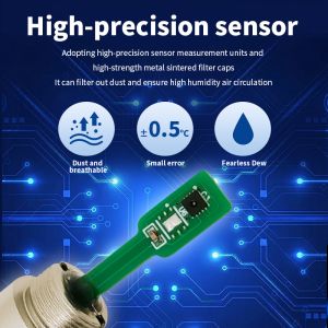 Buy cheap Temperature and Humidity Sensor High Temperature Resistant Pipe Transmitter Industrial High Precision 4~20mA Current Output from wholesalers