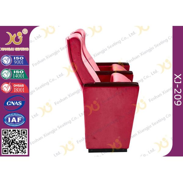 Buy cheap Red Acrylic Fabric Public Space Church Install Conference Room Chairs With Long Warranty from wholesalers