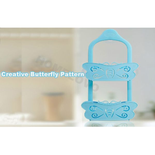 Quality Blue Butterfly adhesive removable wall hanging hooks with Big Sucker for sale
