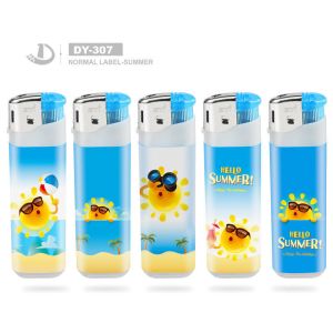 Buy cheap Customization DY-307 Electronic Plastic Lighter Plastic Electronic Gas Lighter from wholesalers