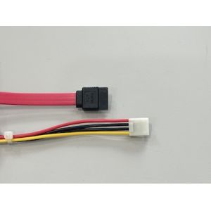 Buy cheap SATA 22Pin Power & Data Cable Connector – 7Pin SATA Male with 4Pin PCB Power Wire Harness for HDD / SSD / Server from wholesalers