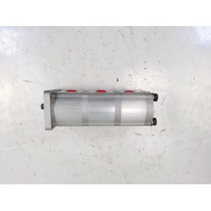 Buy cheap Iron and Aluminum alloy materials Hydraulic Gear Pump 12+12+9CC-15T-R Range for Construction Machinery Factory Supply Hydraulic Spare Parts from wholesalers