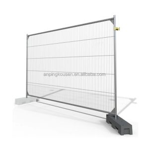 Low Carbon Steel Canada Portable Removable Temporary Fence Panel for Building