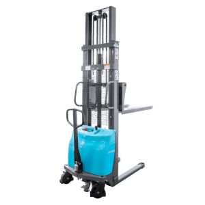 Adjustable Semi Electric Pallet Stacker 5T Straddle light Flexible
