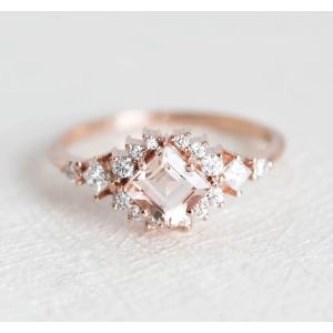 Buy cheap Fascination Pretty Customized Silver Jewelry Rose Gold Plated Fine Sparkling from wholesalers