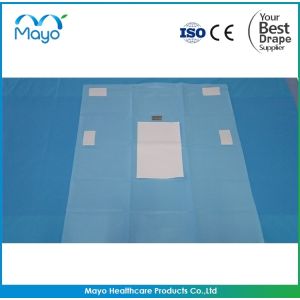 China OEM 40Gsm SMS Drape Sterile Anesthesia Drape EO Sterilized on sale