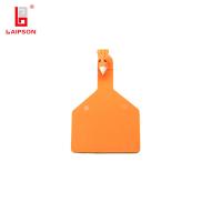 Buy cheap ISO11785 TOP TPU Nontoxic Single Calf Cow Sheep Cattle Ear Tag In Yellow 115mm product