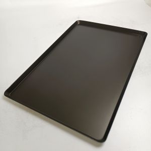 PTFE Surface Round Corner 1.5mm Thickness Baking Aluminum Tray