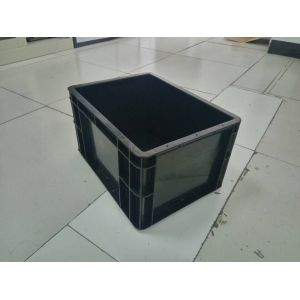 Buy cheap Conductive Crate ESD Plastic Bins , 400 * 300 * 150mm ESD Totes Containers With Lids from wholesalers